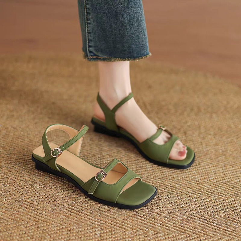 Sandals - 2026 Franse Vintage Mode Veelzijdige Open