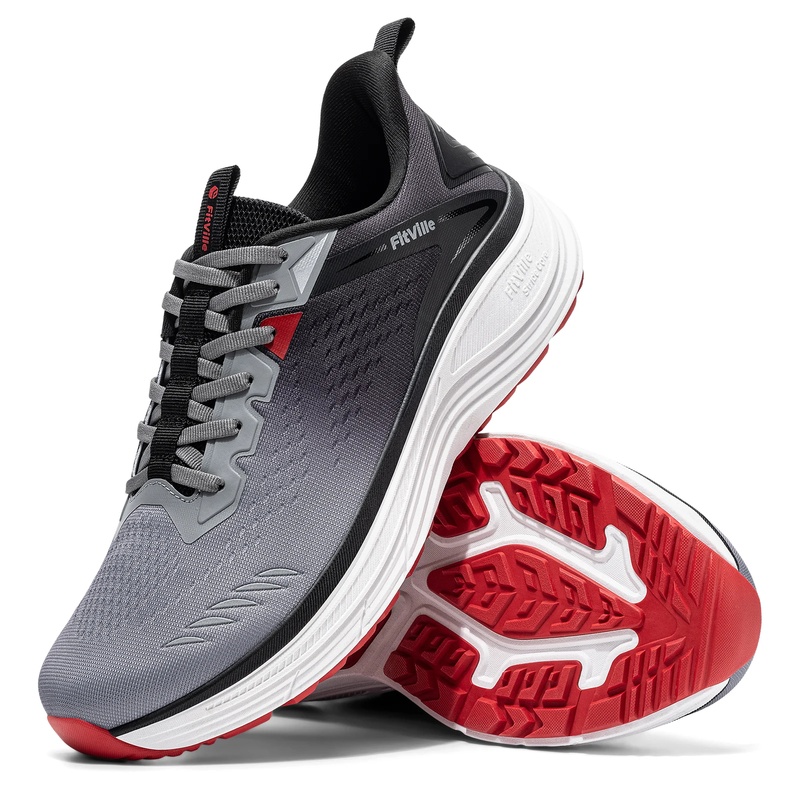 Fitville herensneakers, extra  - Wide Toe Box Running Sneakers recensie en prijs